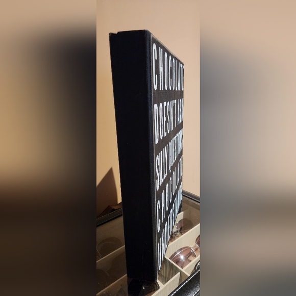 Rustic wood sign, light weight block - Picture 2 of 8